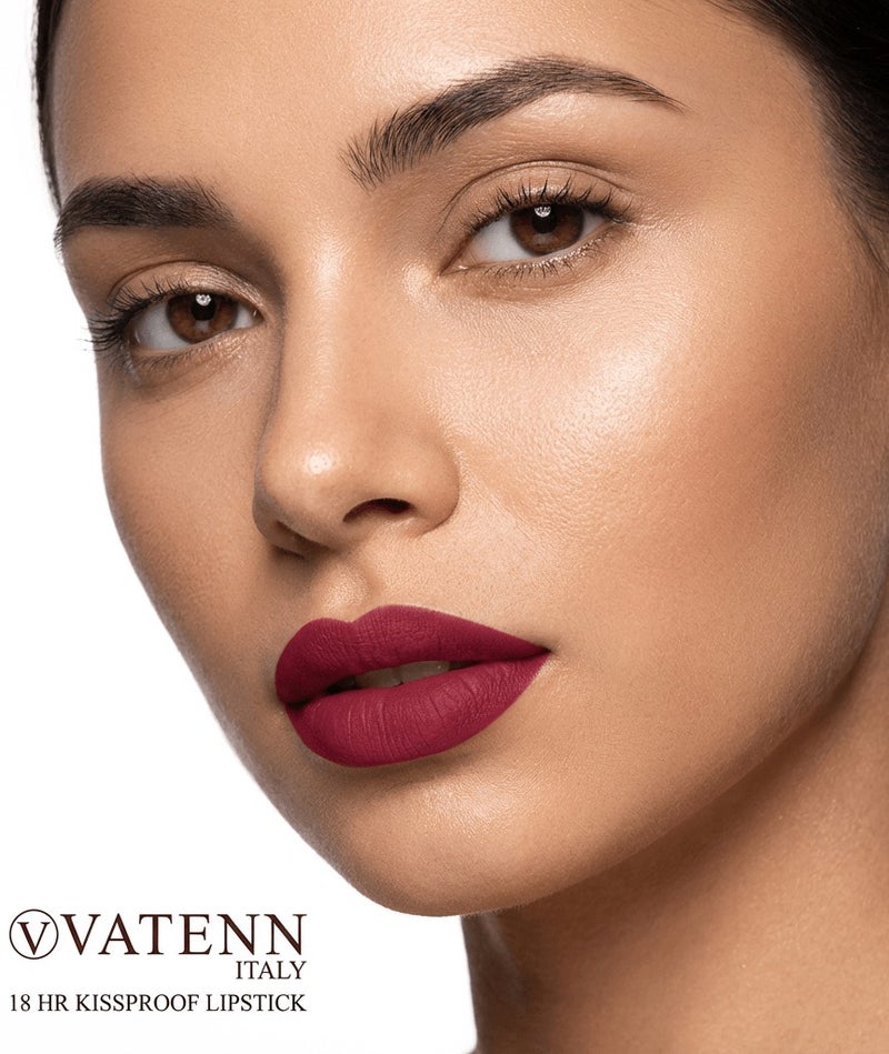 VATENN ITALY 18 Hr Kissproof Lipstick 38 Matte liquid lipstick, Lead-Free ,No Dry Feel, Weightless Feel, Vinyl Ink Kissproof /Lip Lingerie Transfer-Proof, All Day Wear. - Image 2
